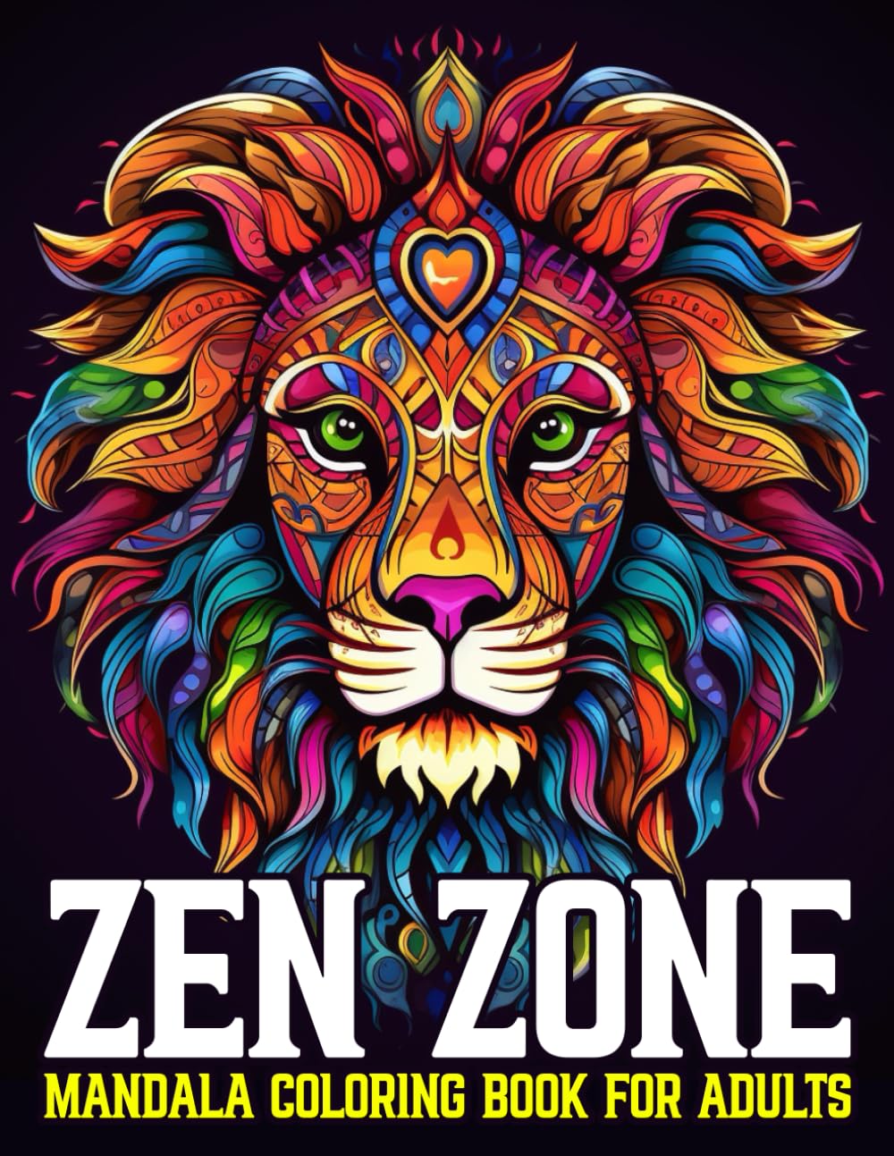 ZEN ZONE MANDALA COLORING BOOK FOR ADULTS: 50 Premium Mandalas for Relaxation and Stress Relief (Crafted Inspirations Publishing)