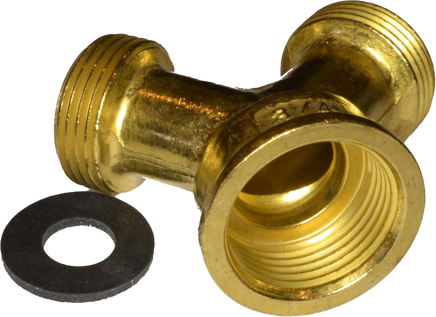 Brass washing machine Y piece Amazon.co.uk Large Appliances