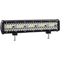 Foco De Coche Kraumi Faro Trabajo LED Focos de Coche 12V 24V 15’’ 320W Faros Led Tractor 32.000LM 6000K IP68 Impermeable Off-road Foco de Trabajo LED para Moto ATV SUV Tractor Camión Barco