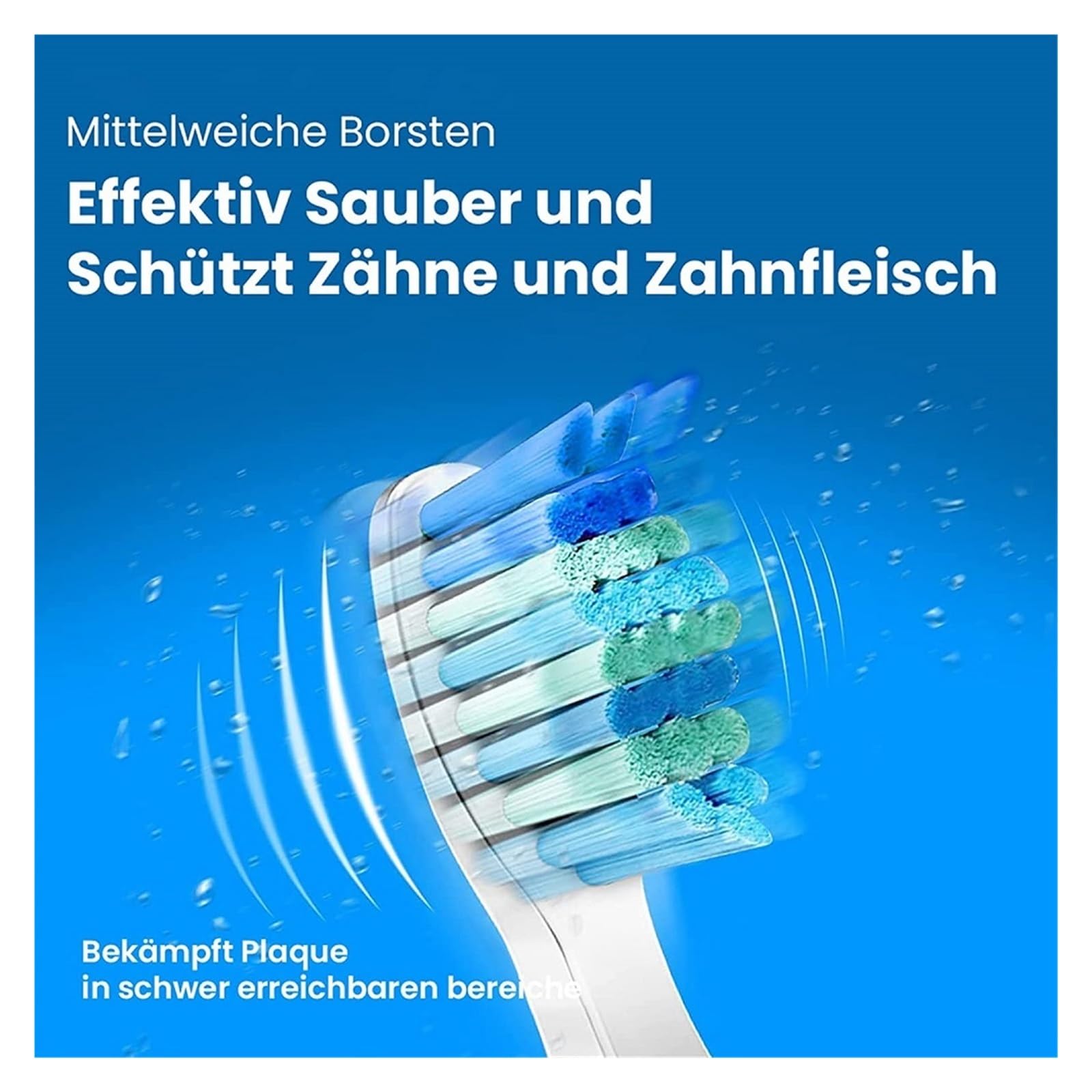 Zahnbürstenköpfe, kompatibel mit Fairywill, FW-507 P11 | Erwachsene; FW-508 FW-515 FW-551 FW-917 FW-959 FW-2011 D1 D3 D7 D8 HP126A Y1 TB-5(20 PCS White)