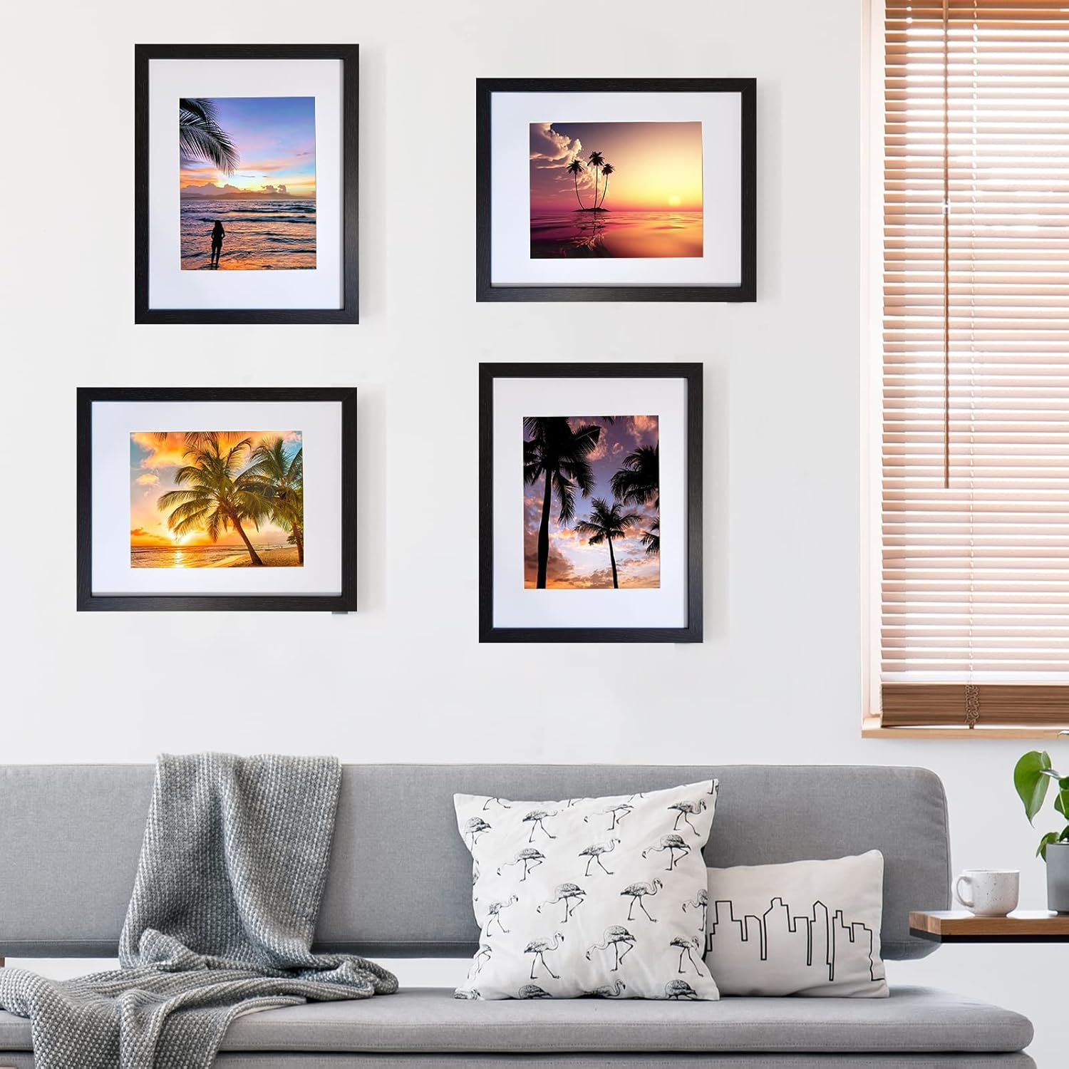 アルミ額縁 フォトフレーム スタンド付き「AG-02」6切サイズ ブラック - 写真産業 SYLVIA'S SHOP 8x10 ヴィンテージ写真フレーム 、アンティークブラックグレー華やかな高級フォトフレーム、卓上と壁のディ SESEAT 11x14 写真フレーム ブラック 8x10インチ マット付き 11x14インチ マットなし 壁掛け 6点