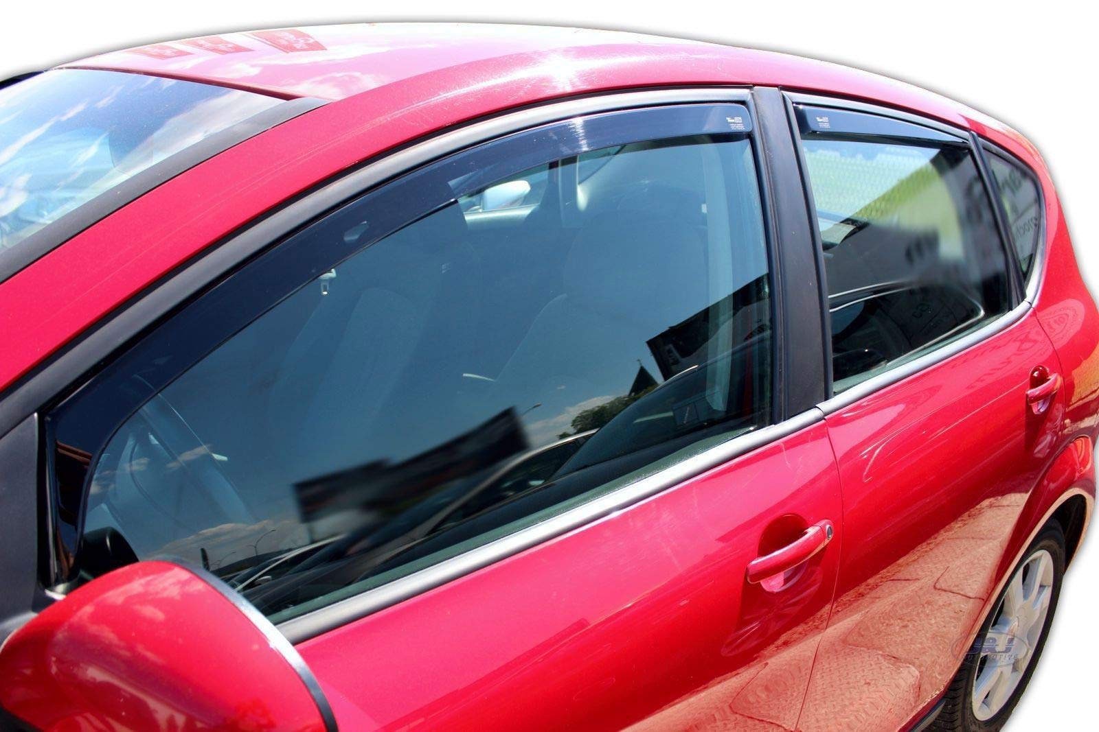 J&J AUTOMOTIVE Derivabrisas para Seat Toledo 5 puerta 2005-2009 4 piezas