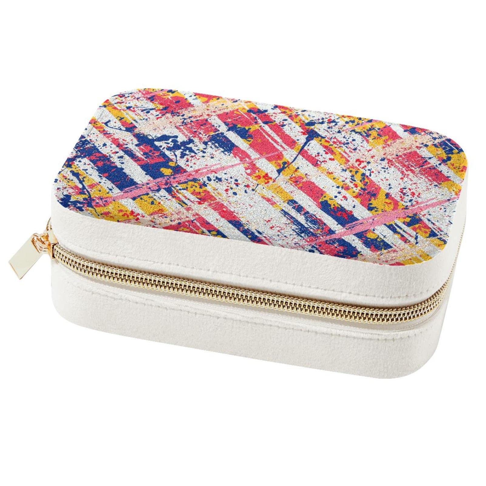 Organiseur de bijoux de voyage double couche anti-nœuds pour colliers