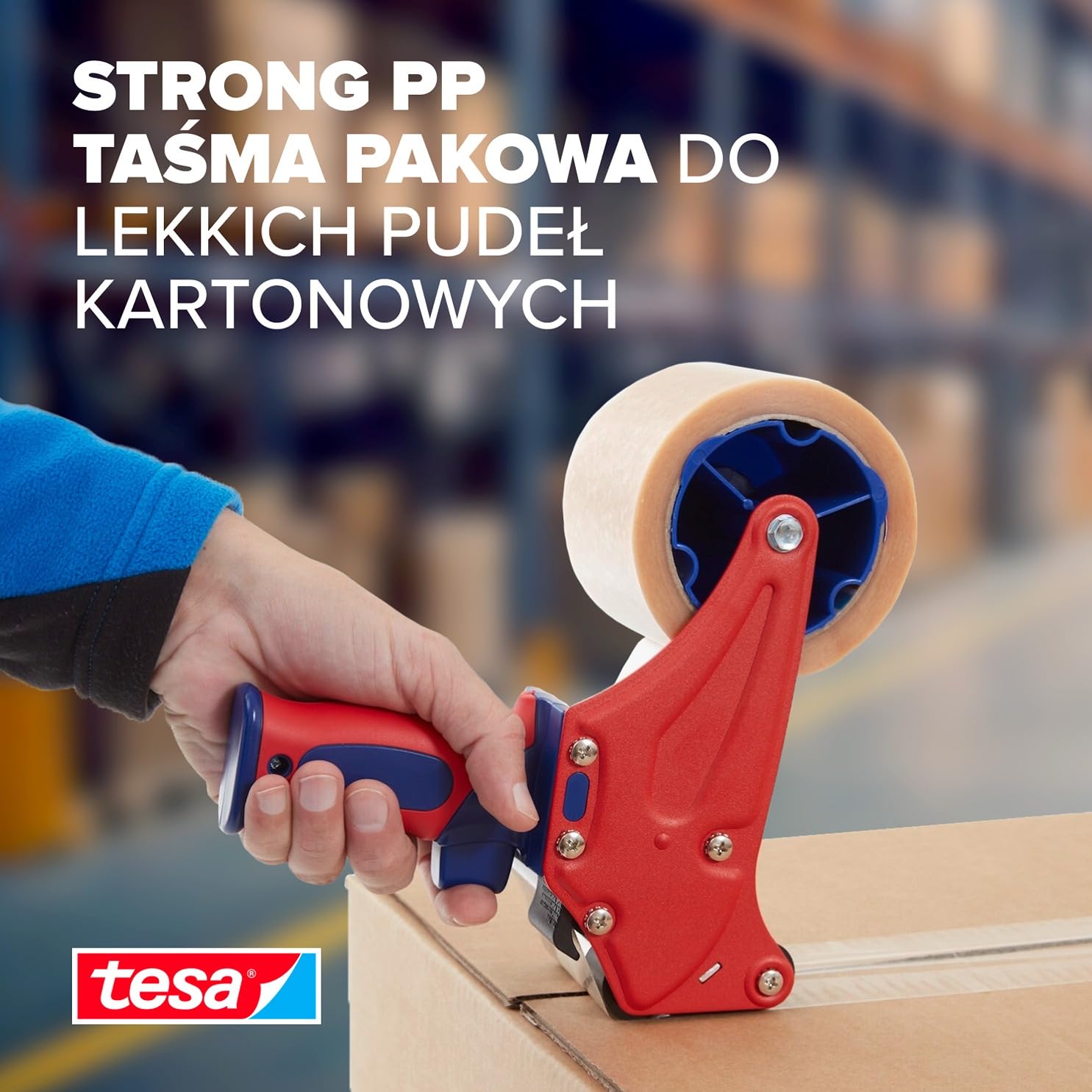 Tesa 57799-00000-02 Taśma do Pakowania, Przezroczysty, 66m x 50mm