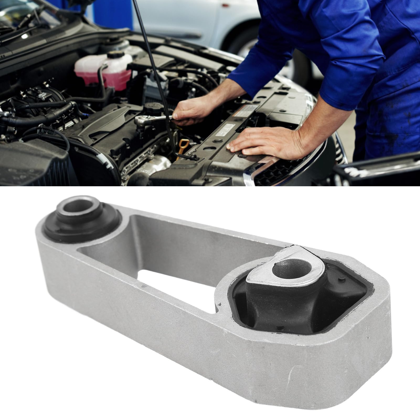 Supporto Motore In Alluminio Argento 113609519R – Staffa Motore Posteriore Per Auto, Ricambio Sostitutivo - 3