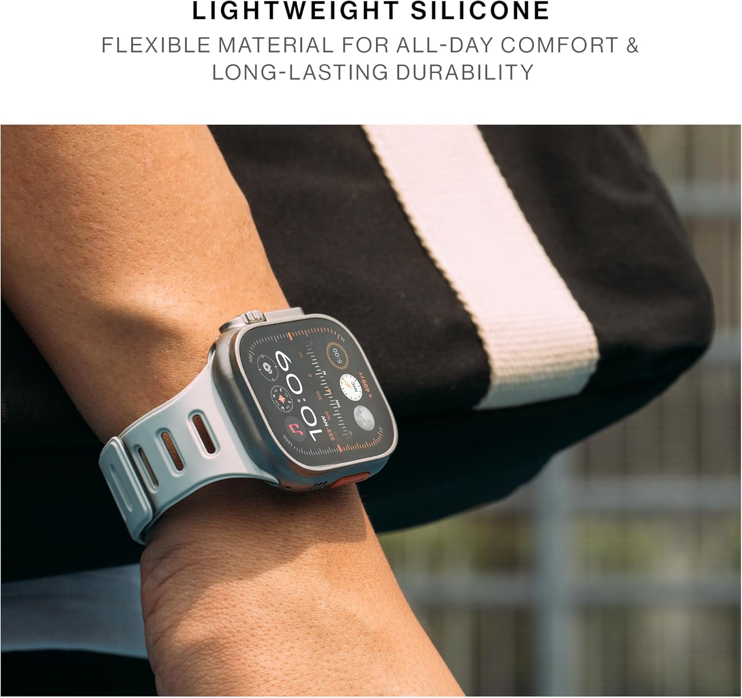 Native Union Active Band | Magnetic Apple Watch Band – Double Sided Reversible Silicone Strap – Adjustable Length – Breathable & Sweat Proof for Sport - Image 6