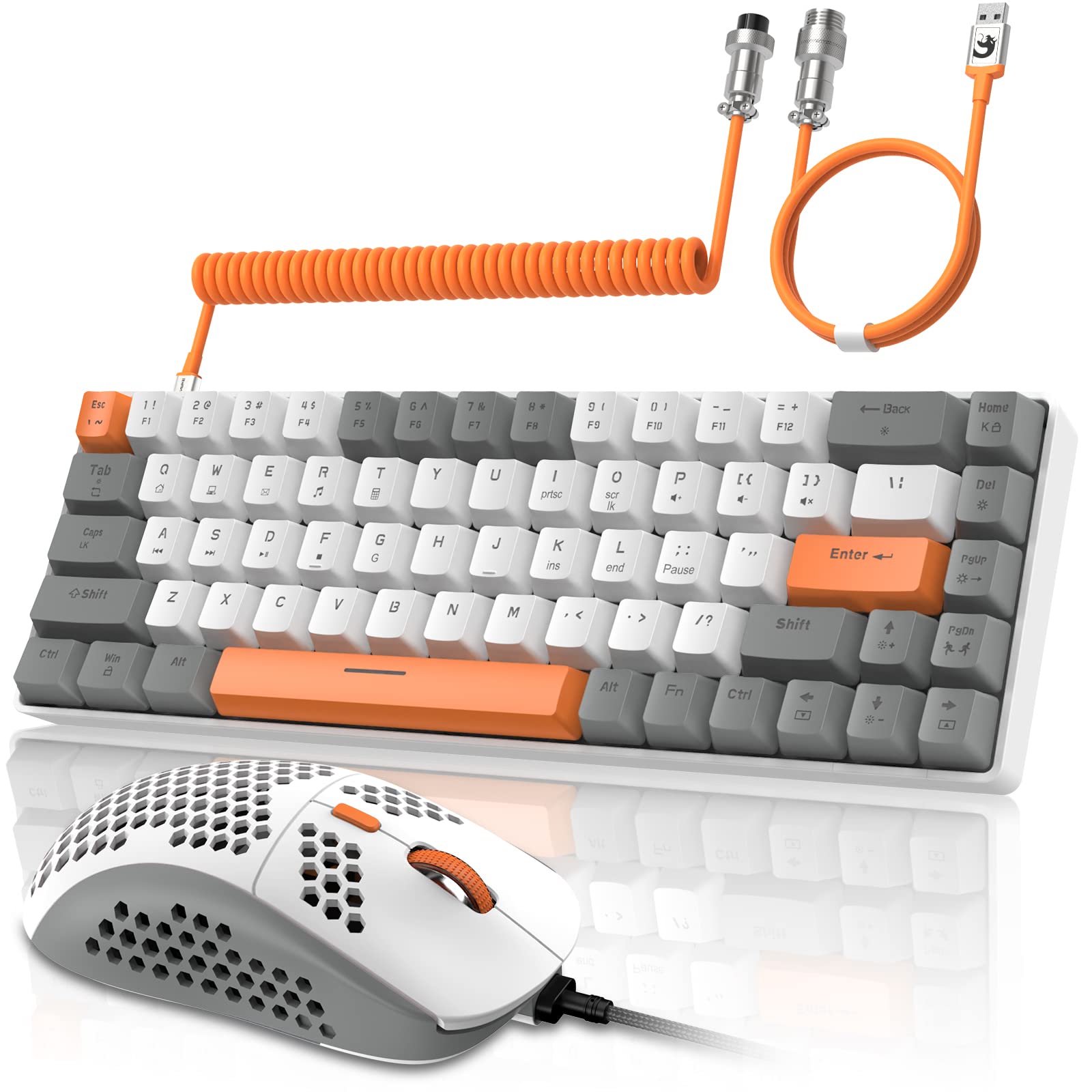 Amazon.com: ZIYOU LANG RK-T8PR0 Wired 65% Mechanical Gaming