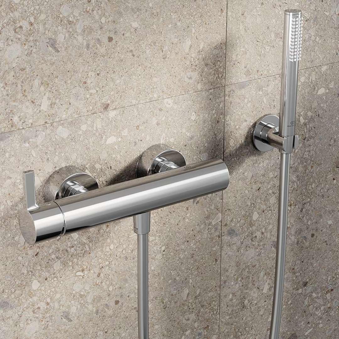 Ideal Standard - Miscelatore Doccia Esterno Joy Art.BC785 - Cromo, 1 Uscita, A Magazzino