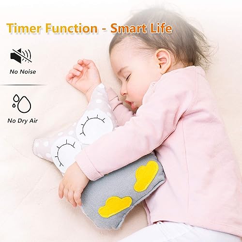 Miniatura 6 de LUCKYERMORE Calentador de espacio debajo del escritorio para oficina, completamente silencioso, calentador de pared 2 en 1, protección contra