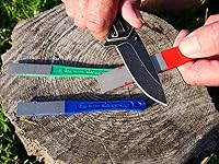 Vista 2 de DMT (Diamond Machining Technology) 2.5-in. DiaSharp Diamond Mini-Hone Sharpening Kit of Coarse, Fine, and Extra Fine Grit Sharpeners (D2K)