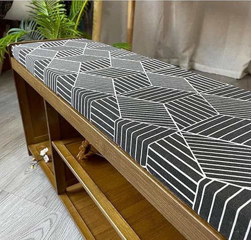 Miniatura 2 de BOMATY Cojines de asiento para ventana de bahía, muebles de interior con cremallera, cojines para silla de jardín, cojín para columpio, banco de