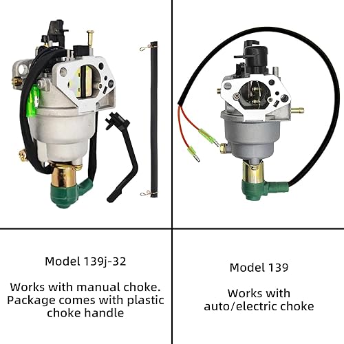 Miniatura 2 de Carburador eléctrico auto 16100-ZE3-704 para Honda EB5000X EB6500X EB6500SX EM5000SX EW171 generador con filtro de aire con filtro de combustible