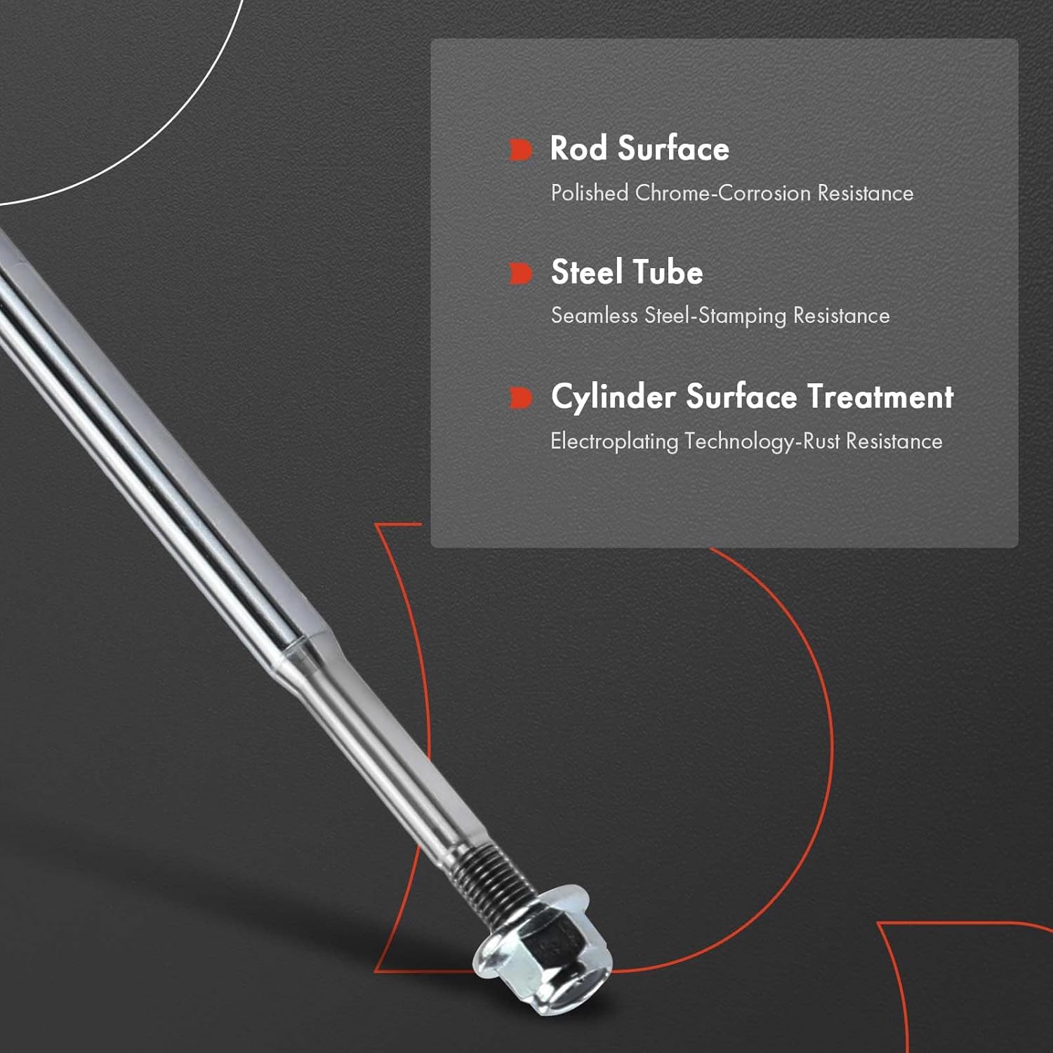 A-Premium Rear Pair (2) Strut Assembly Compatible with Honda Accord Crosstour 2010-2011, Crosstour 2012-2015, Driver and Passenger Side