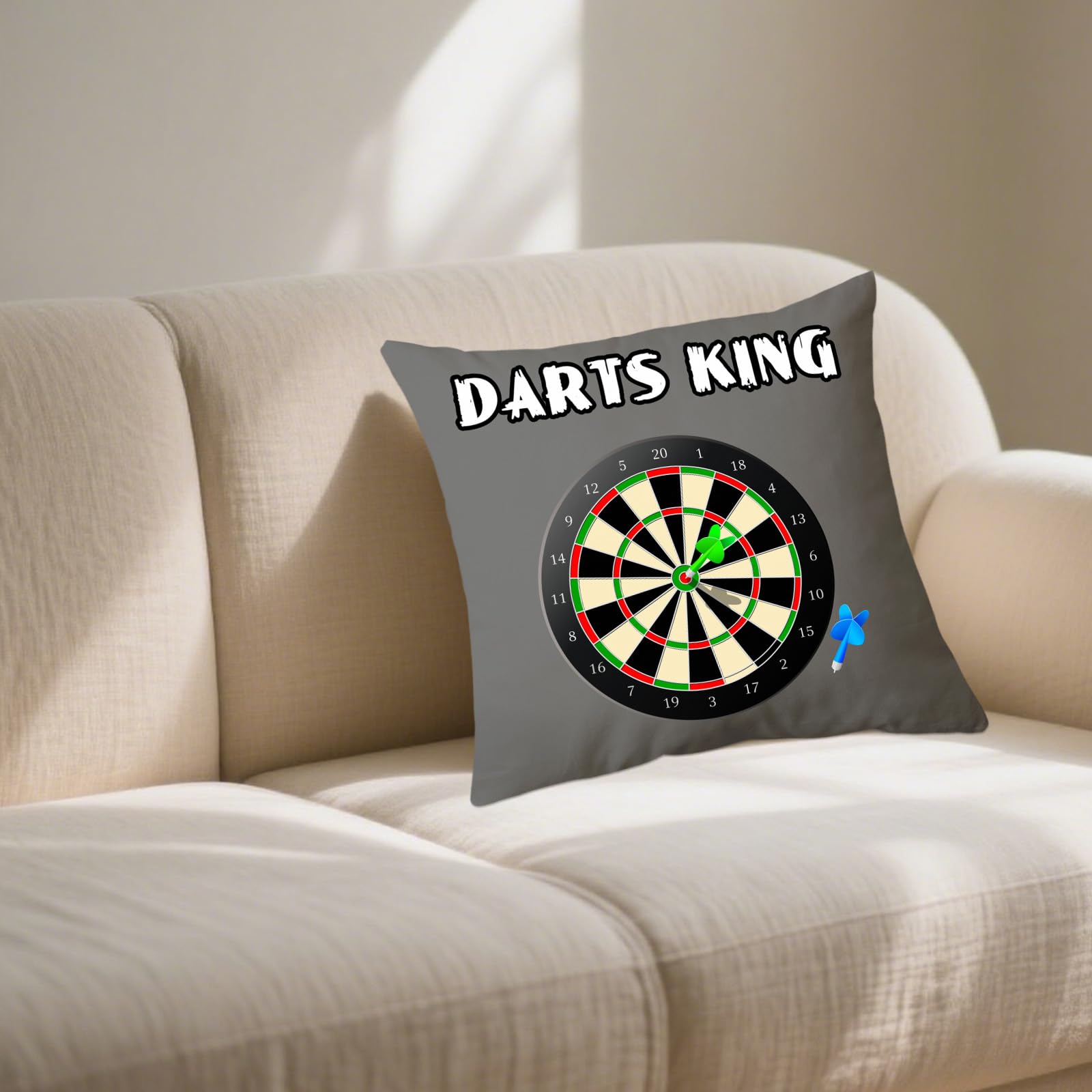Senken Darts King Cushion Cover, Dart Accessories - Image 4