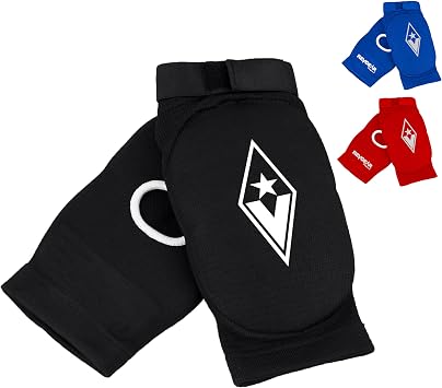 Revgear Slip-on Muay Thai Signature Elbow Pads, Sleeve Guard | Comfort and Protection While Training for Martial Arts - MMA, Jiu Jitsu, Krav MAGA Sold in Pairs