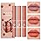 Sulily 3Pcs Dark Red Matte Lipstick Set,Red Matte Lipstick Long Lasting for Women,Velvet Air Moisture Smooth Crayon Lip Stain,24 Hours Wear Non-Stick Cup Not Fade Waterproof Lip Gloss Makeup
