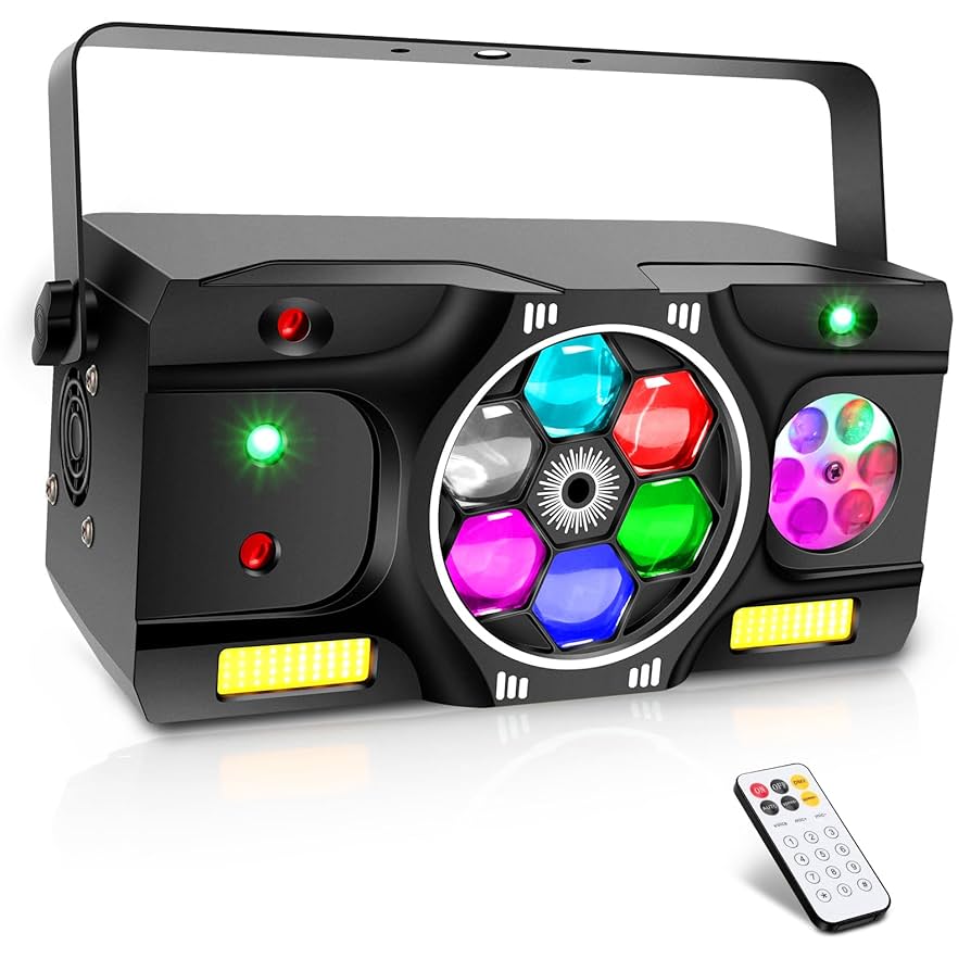 Amazon.com: LaluceNatz DJ Stage Party Lights - 40W 5IN1 DJ