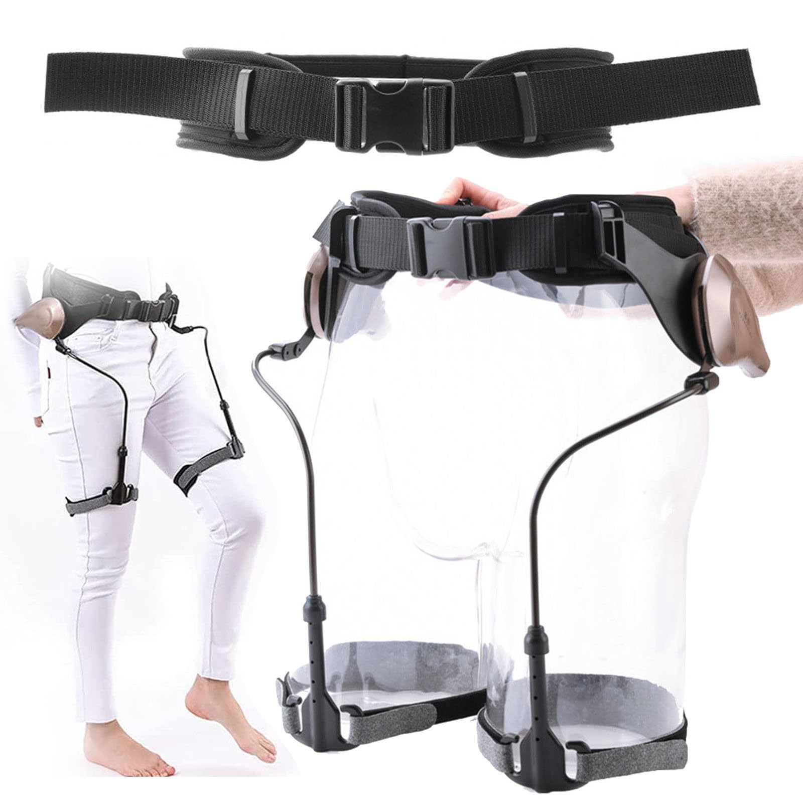 Bionic Body Power Walking Aids, sprzęt do rehabilitacji kończyn dolnych po udarze, chodzenie oszczędza ponad 50% wysiłku, pomoc w chodzeniu dla pieszych wędrówek/podróży/wspinaczki górskiej