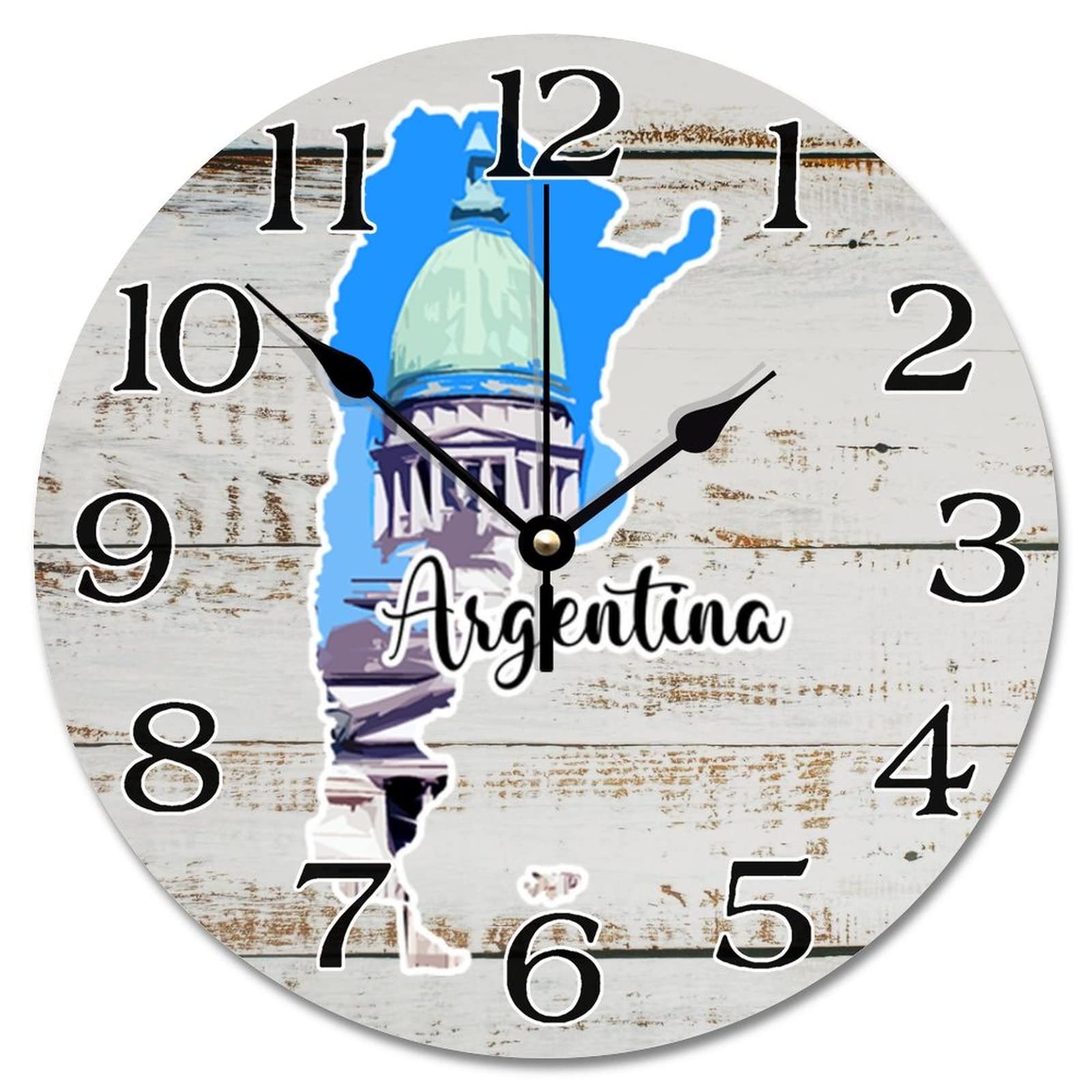 Horloge murale Argentine cadeau idéal pour passionnés de voyage et déco