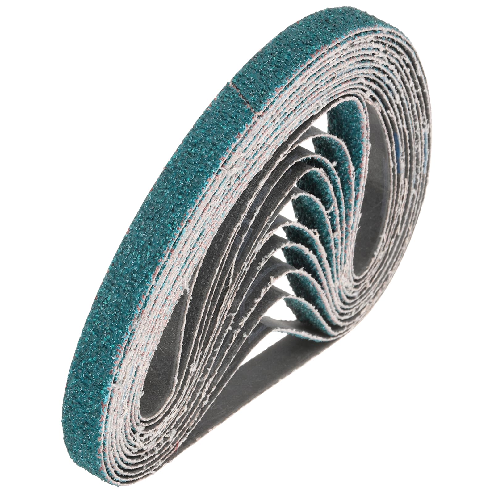 sourcing map 13mm x 610mm Sanding Belts, 24 Pcs 40 Grit Zirconia Abrasive Belt Sander File Belt for Woodworking, Metal Polishing, Knife Sharpener