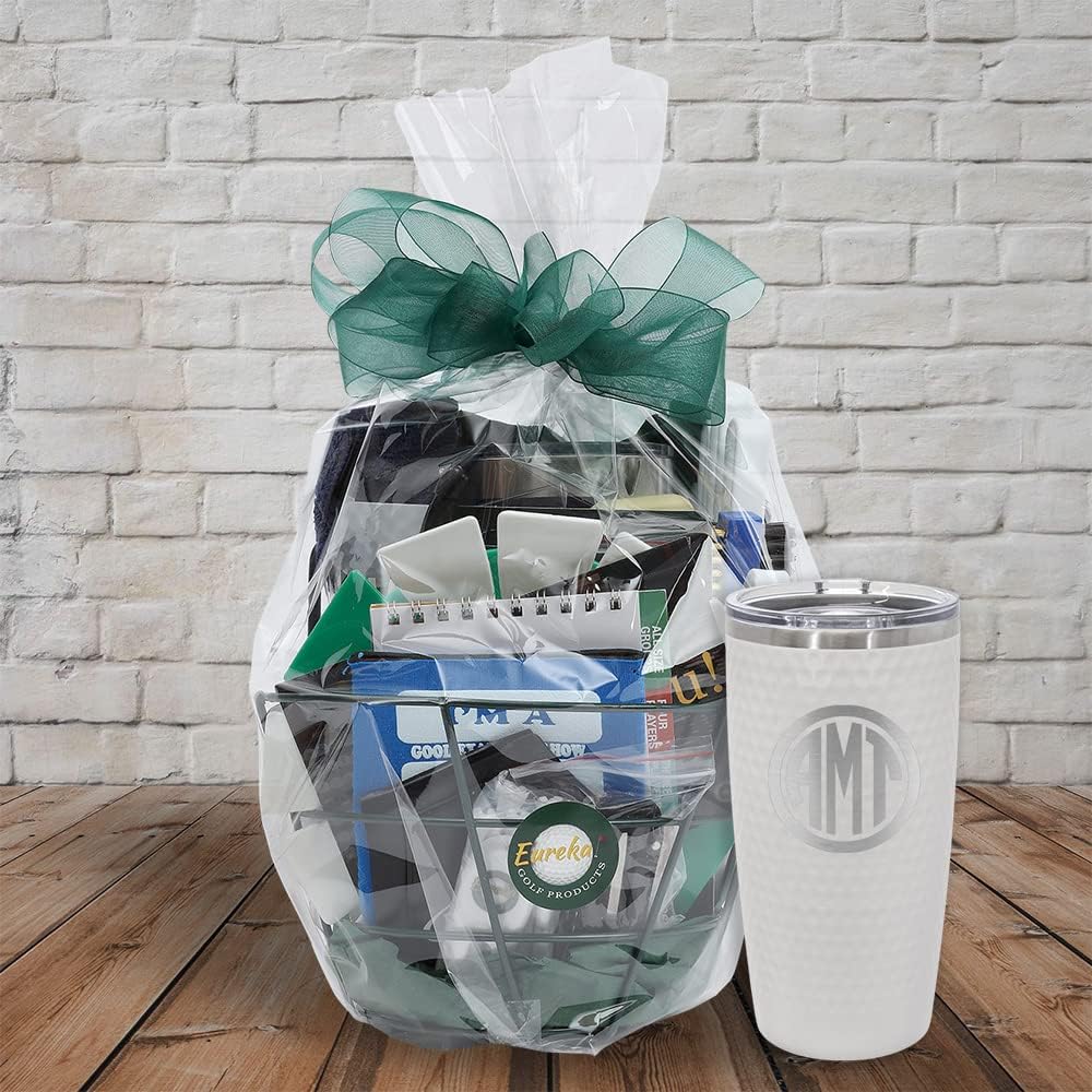 Golf Themed Gift Basket | Personalized Gift for Golfers | Essential Golf Accessories