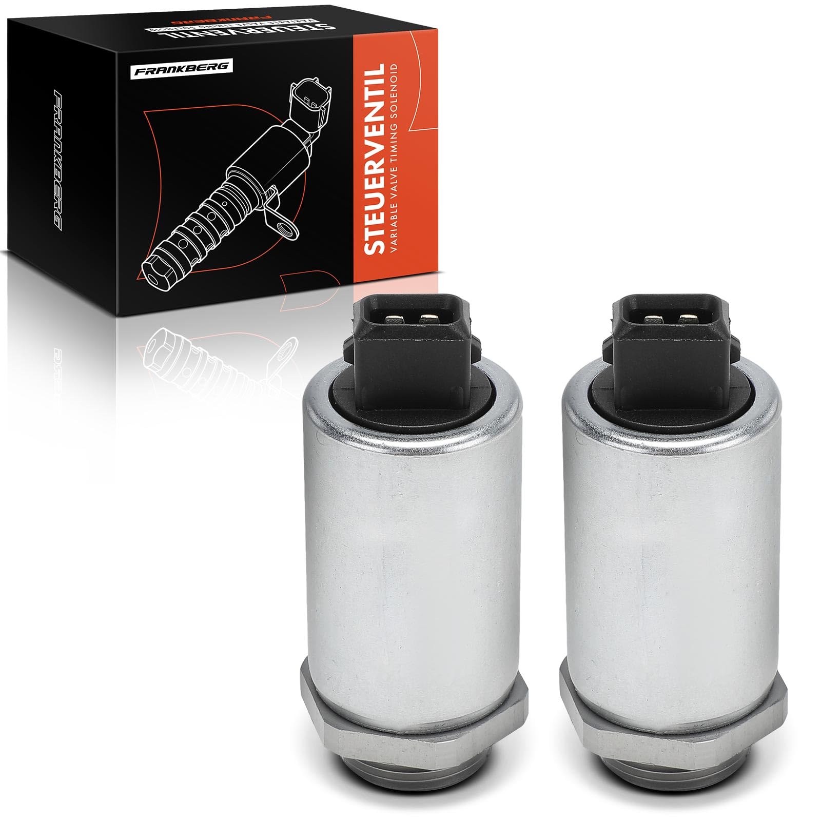 Frankberg 2x Steuerventil Nockenwellenversteller Einlassseite Auslassseite Kompatibel mit 3er E46 2.0L-3.0L 1998-2005 3er Cabriolet E46 2.2L-3.0L 2000-2007 Replace# 11361432532