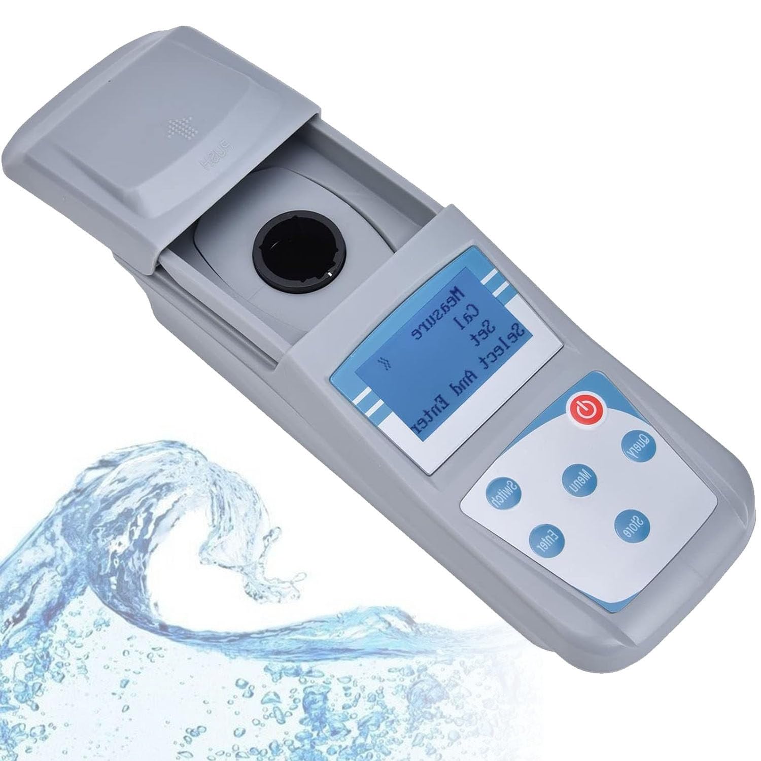 Digitales Trübungsmessgerät, tragbares Hand-Turbidimeter mit LCD-Hintergrundbeleuchtung für Labor & Wasseraufbereitung, 0-400 NTU Trübungsmessung