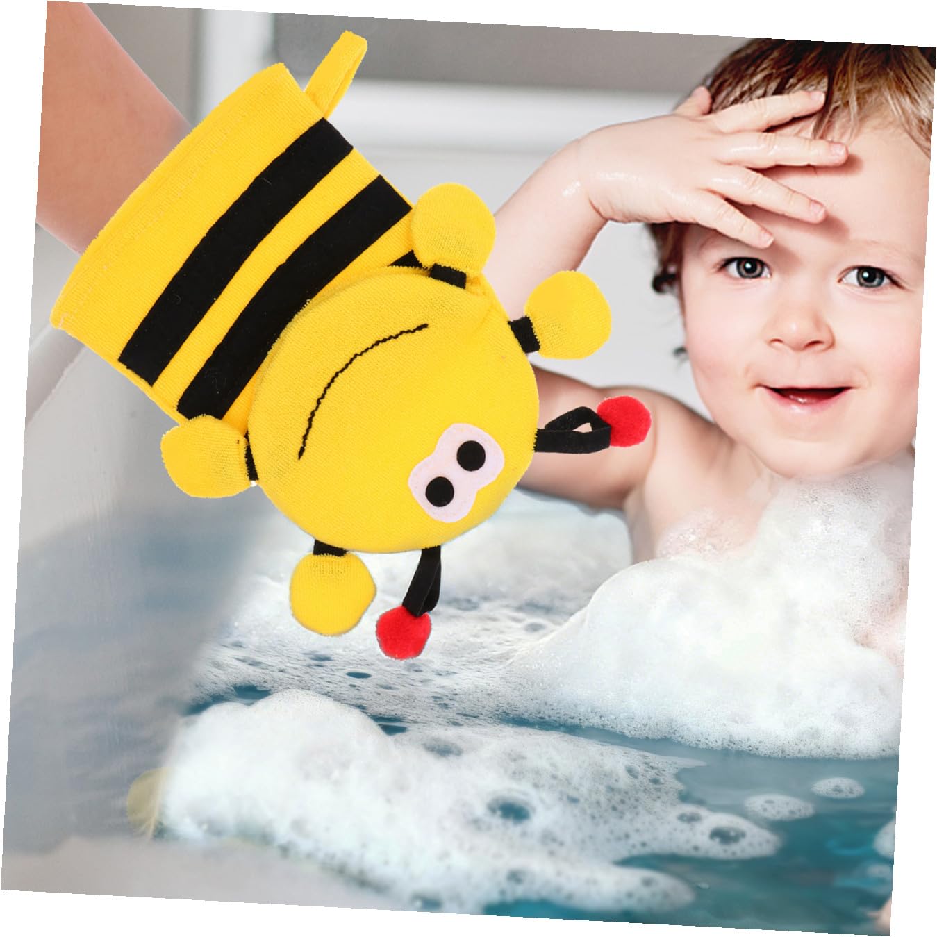 Guantes de Baño Exfoliantes Infantiles 5 Piezas de Fibra