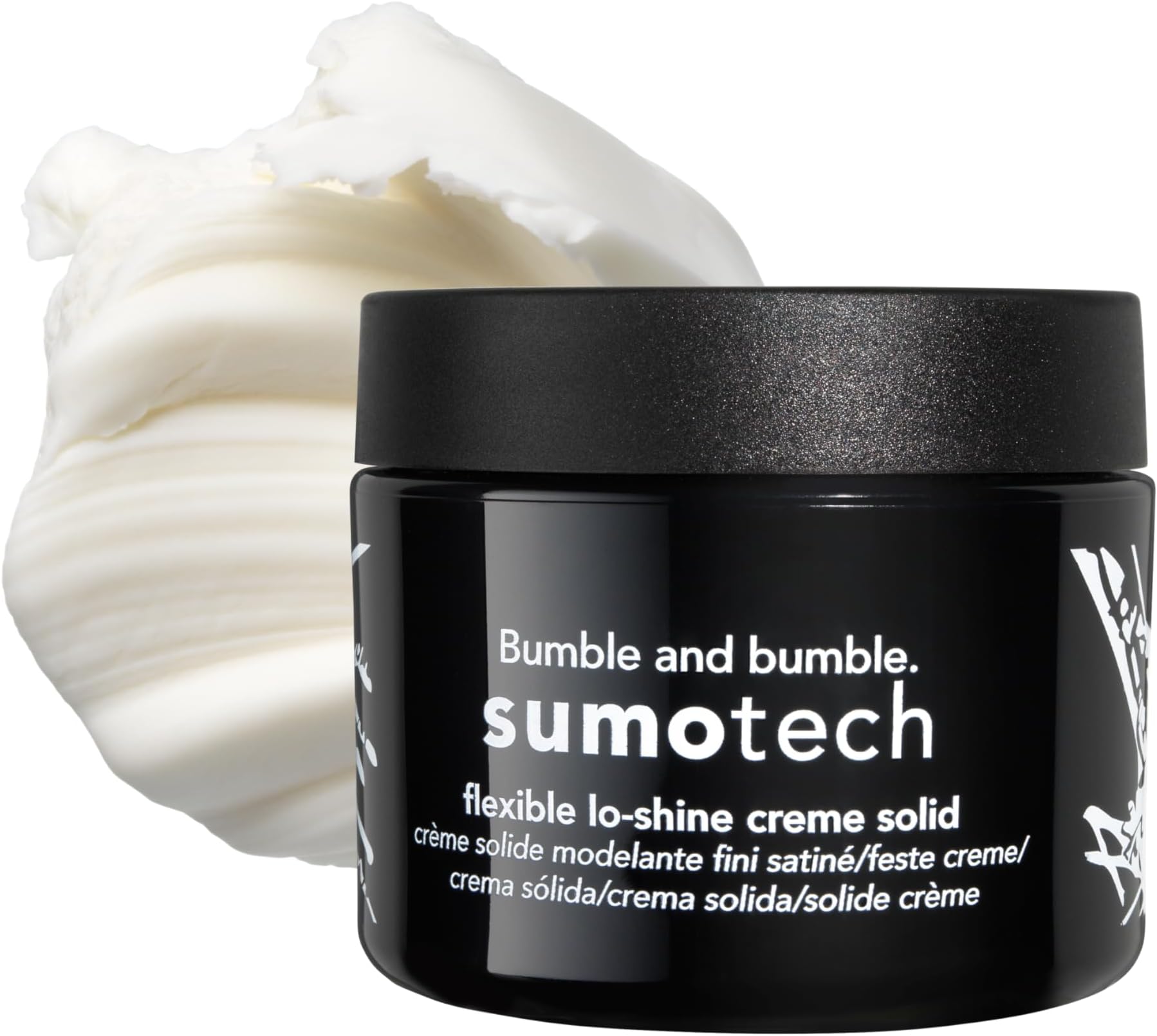 Sumotech Flexible Hold Cream Solid | Pliable Texture, Flexible Hold + Lo-shine Finish | Wavy, Straight, 1.5 Ounce