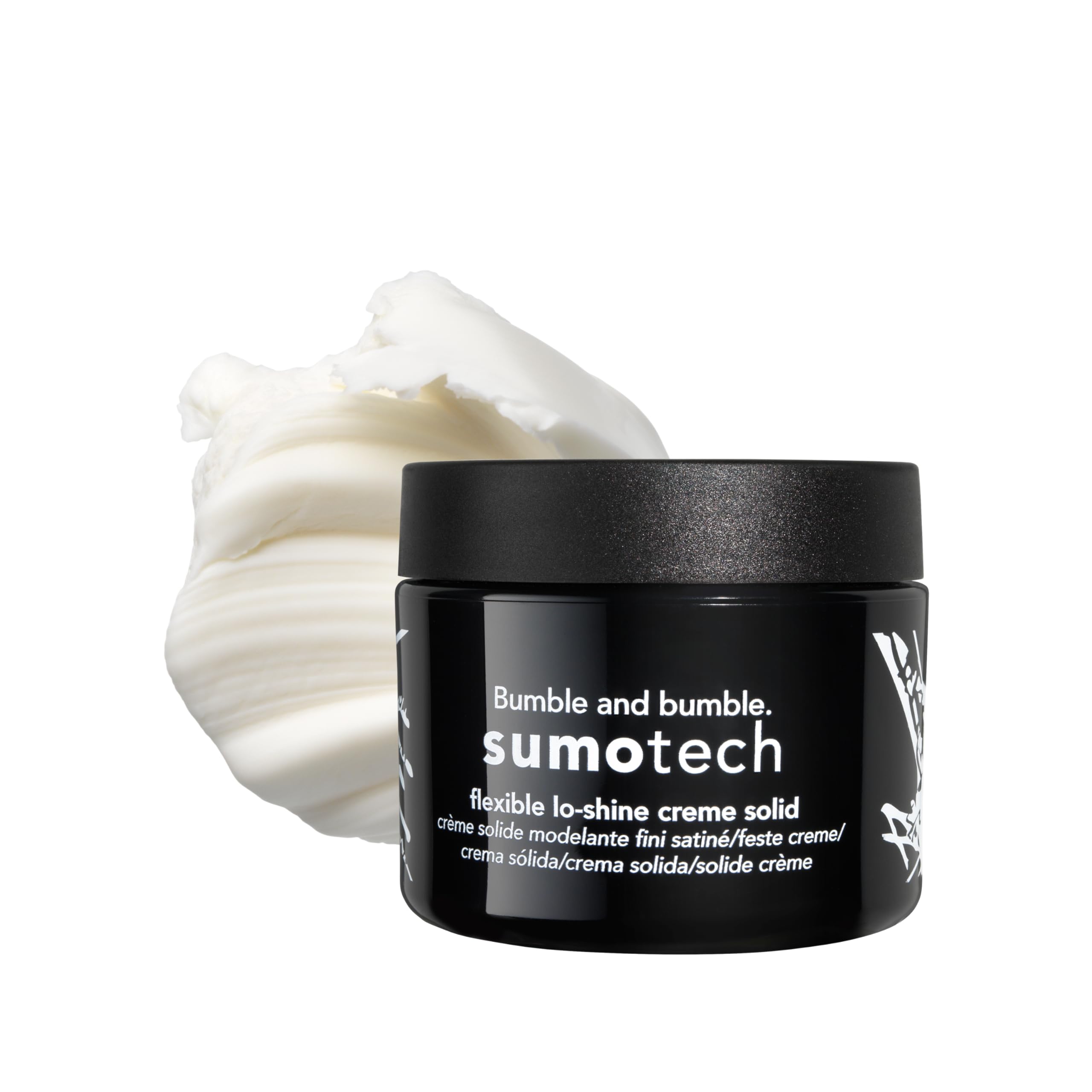 Sumotech Flexible Hold Cream Solid | Pliable Texture, Flexible Hold + Lo-shine Finish | Wavy, Straight, 1.5 Ounce