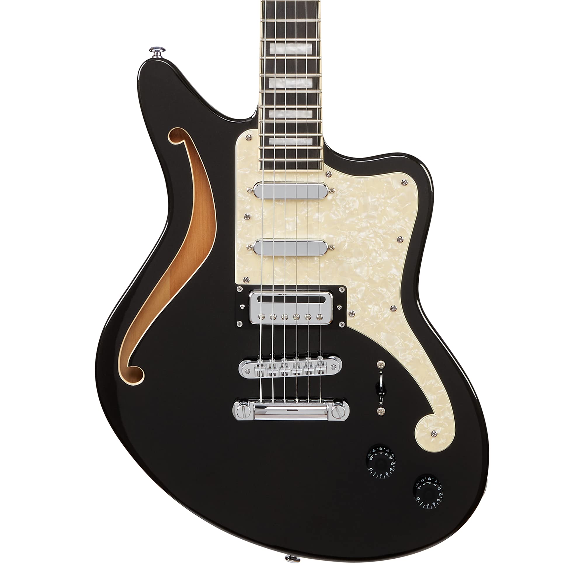 Amazon.co.jp: D'Angelico Premier Bedford SH, Black Flake : Musical