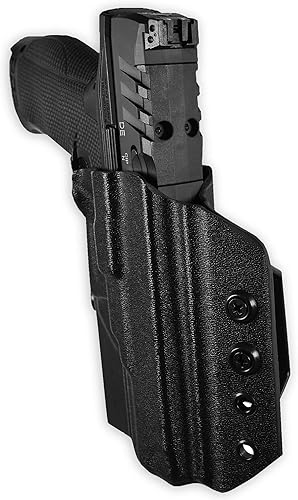 Miniatura 4 de WHOLEGUNS - Funda de ocultación OWB - Negro - Funda KYDEX - Fuera de la cintura - Retención Posi-Click - 100% fabricada en EE. UU