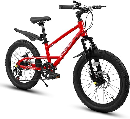 Miniatura 31 de Bicicleta de montaña para niños de 20 pulgadas, bicicleta de montaña para niños y niñas de 8 a 12 años, 7 velocidades para adolescentes, bicicletas