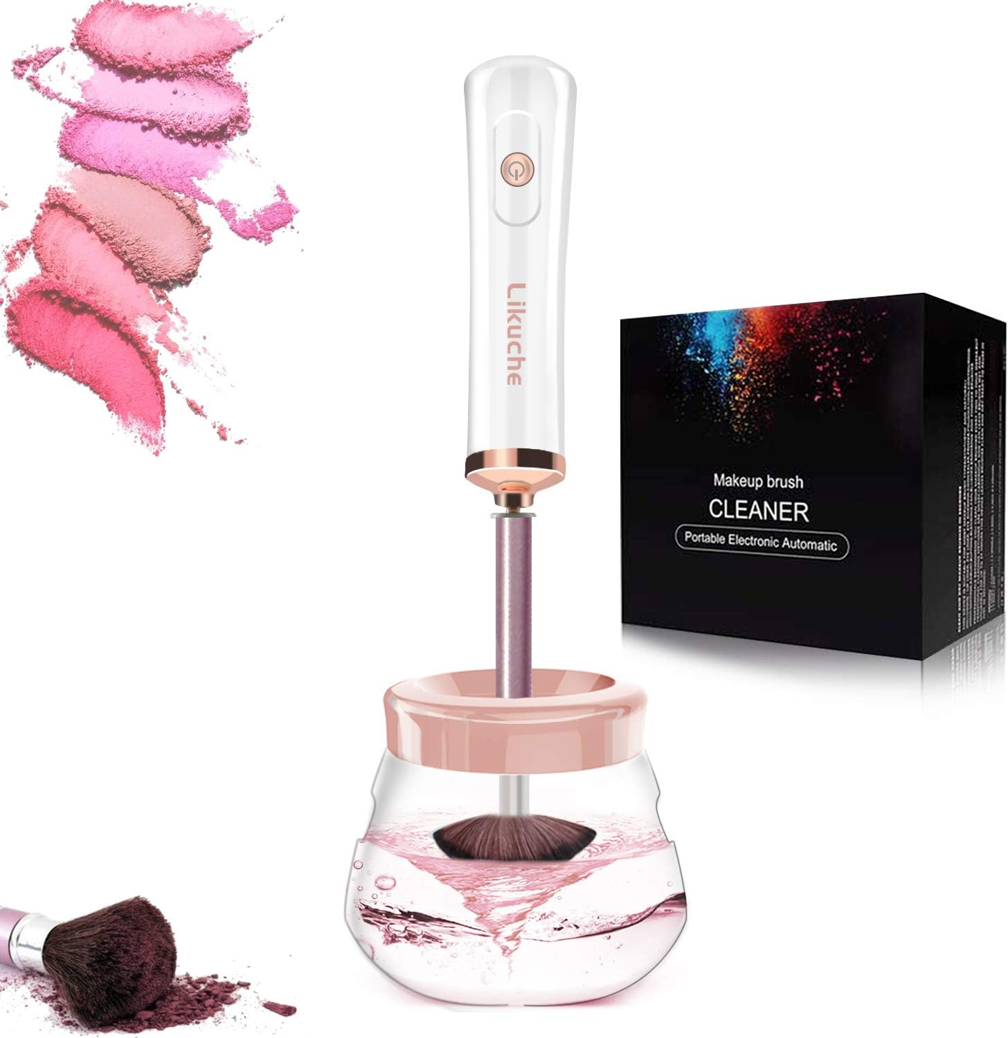 Make Up Brush Cleaner Set Electric Makeup Brushes Cleaner And Dryer Fast Automatic Deep Cleaning In Seconds