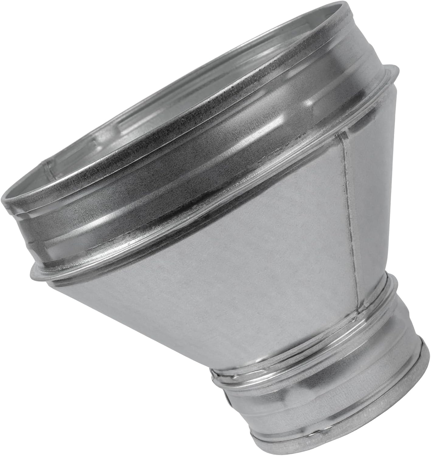 Vent Systems 6" Inch to 3" Inch Duct Reducer Adapter Connector Fitting Pipe Increaser Reducer Cone for HVAC Ventilation Systems, Exhausts and Grow Tents. (Galvanized Steel, 150 to 80 mm)