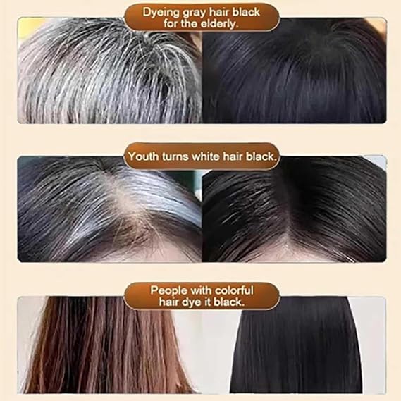Plant Single Dose Floral Fragrance Dye, 6.3 x 1.5 x 1.6 inches 16x4x4 cm Adorable Plant Hair Color Shampoo Coverage, Portable Long Lasting Natural Shampoo for Women, Elderly, Grandma