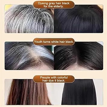 Plant Single Dose Floral Fragrance Dye, 6.3 x 1.5 x 1.6 inches 16x4x4 cm Adorable Plant Hair Color Shampoo Coverage, Portable Long Lasting Natural Shampoo for Women, Elderly, Grandma