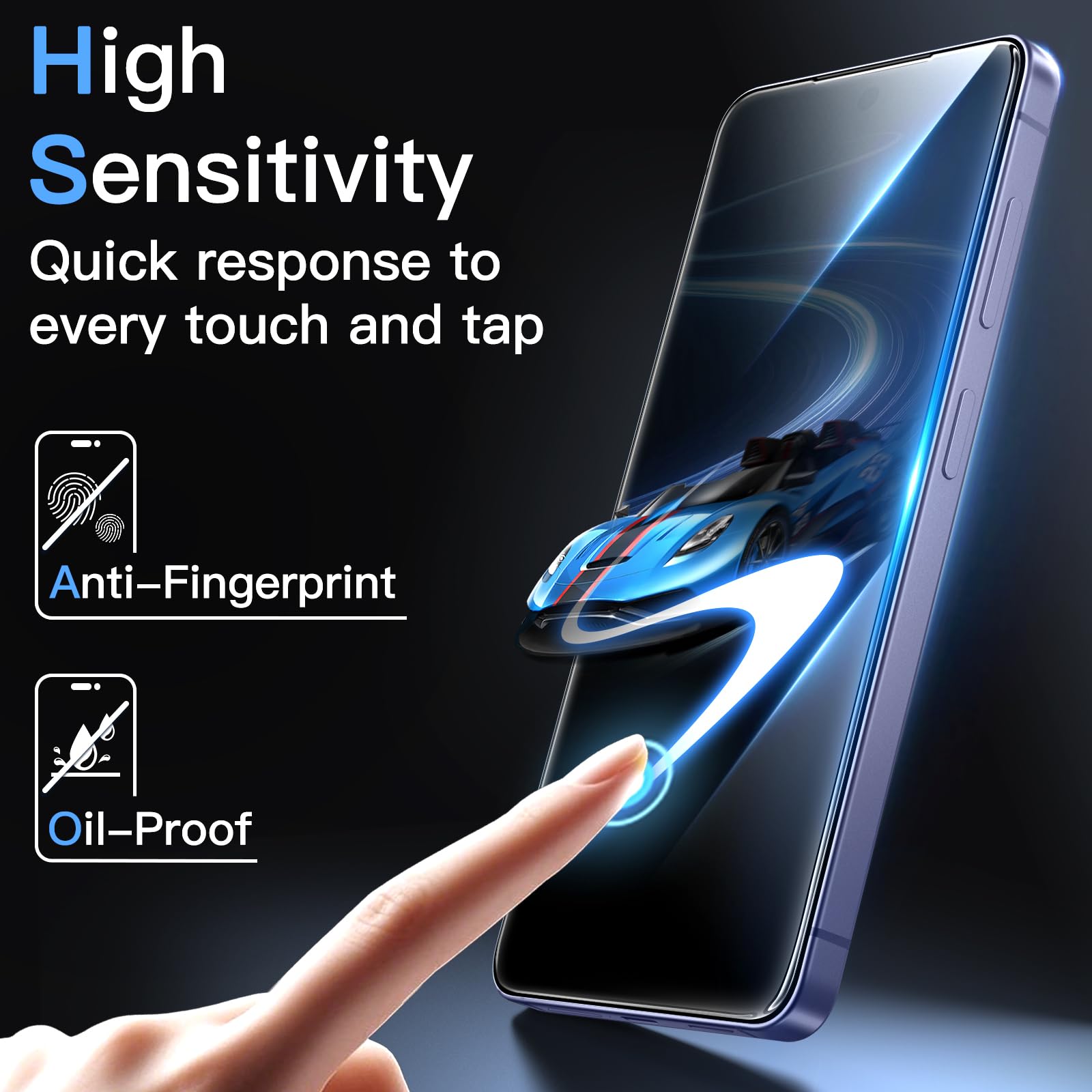 JETech Pellicola Protettiva per Samsung Galaxy S26 Ultra, Kit di Installazione Facile in 10 Secondi con Vassoio di Allineamento in Un Passo, 9H Vetro Temperato Film, HD Chiaro, 2 Pezzi