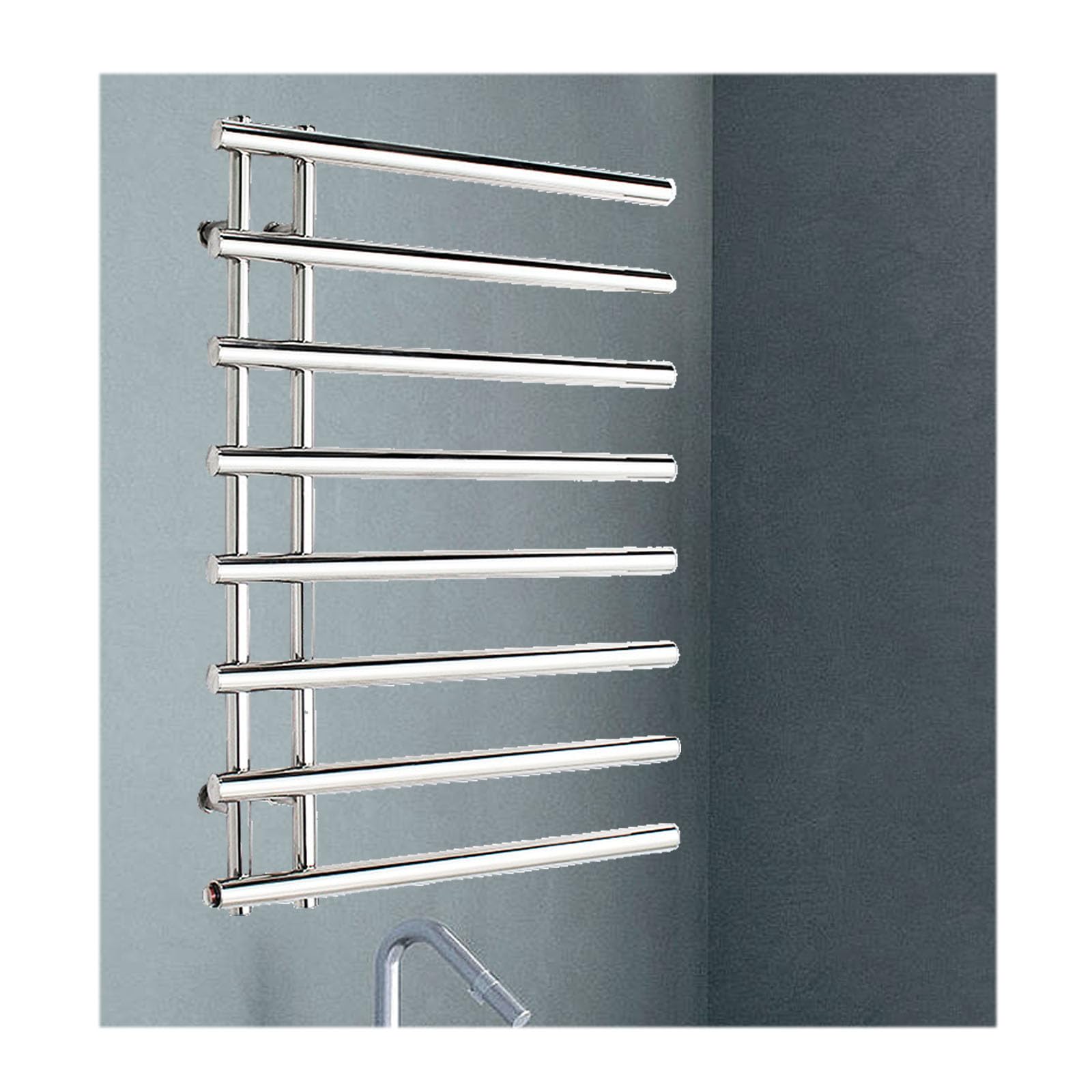 Porte-serviettes chauffant électrique thermostatique économique en acier inoxydable