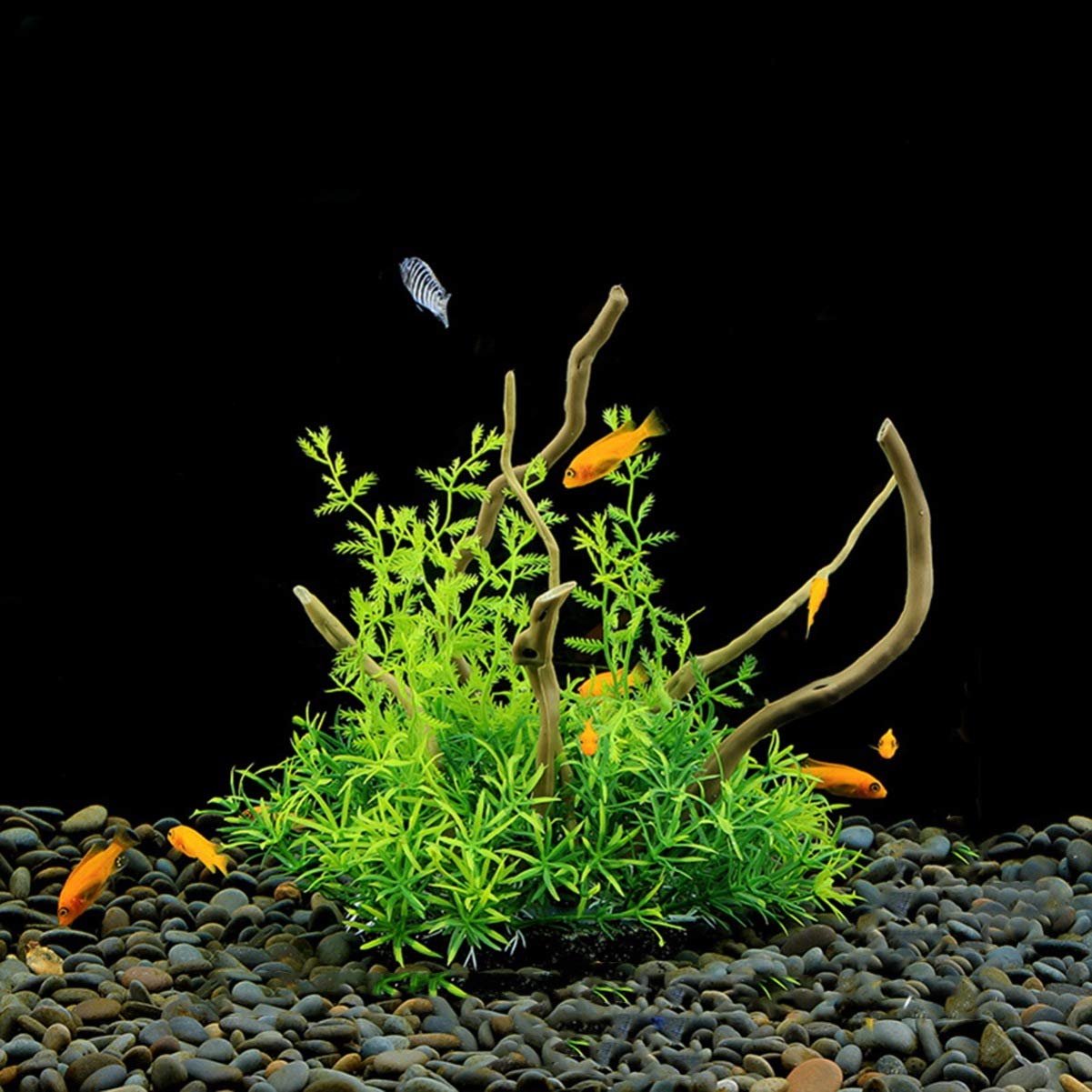 Artificial Cactus Aquarium Decoration BESPORTBLE Artificial Cactus Aquarium  Decor - Vivid Plastic Succulent Plant For Fish Tank Landscape (14cm / 5.5  Inch) Plante Aquarium