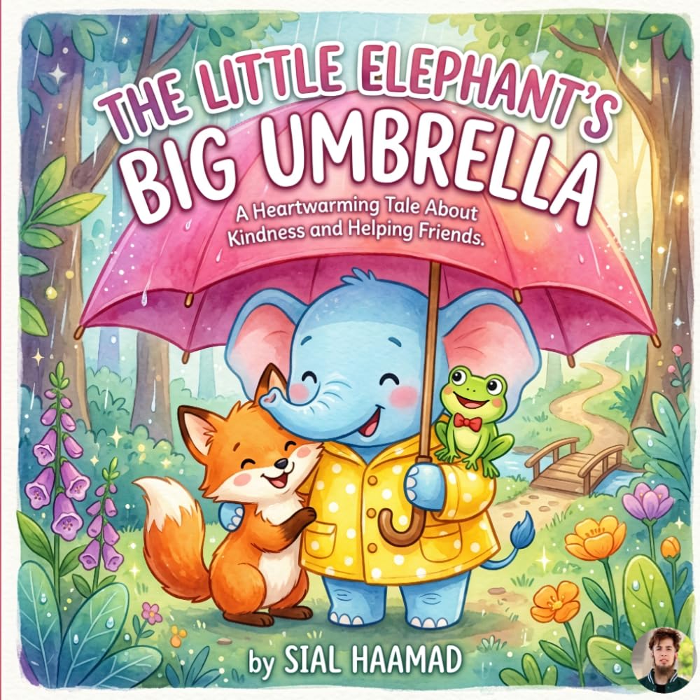 The Little Elephant’s Big Umbrella: A Heartwarming Tale About Kindness and Helping Friends