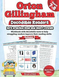 Orton Gillingham Decodable Readers: let’s practice long and short vowels. Workbook with decodable texts to help struggling readers improve their ... 5. Black & White Edition. Long/short 'u'