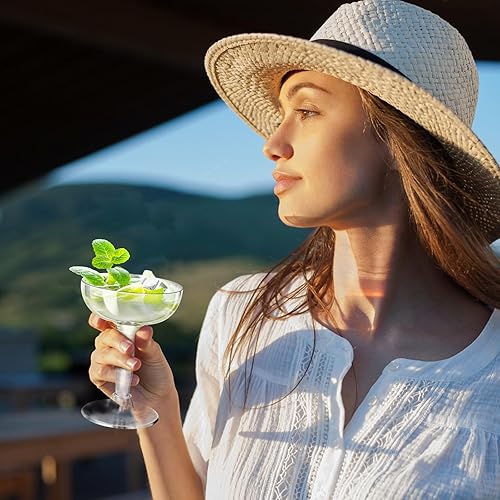 Miniatura 4 de Vasos de Margarita de plástico desechables de acrílico, paquete de 30 copas de champán de plástico, copas de champán de 5 onzas, vasos de mimosa