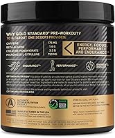 Vista 9 de Suplemento Dorado Estándar para antes del entrenamiento Optimum Nutrition, para 30 porciones, 10.6 onzas, 748927052756, Sandía, 1, 1