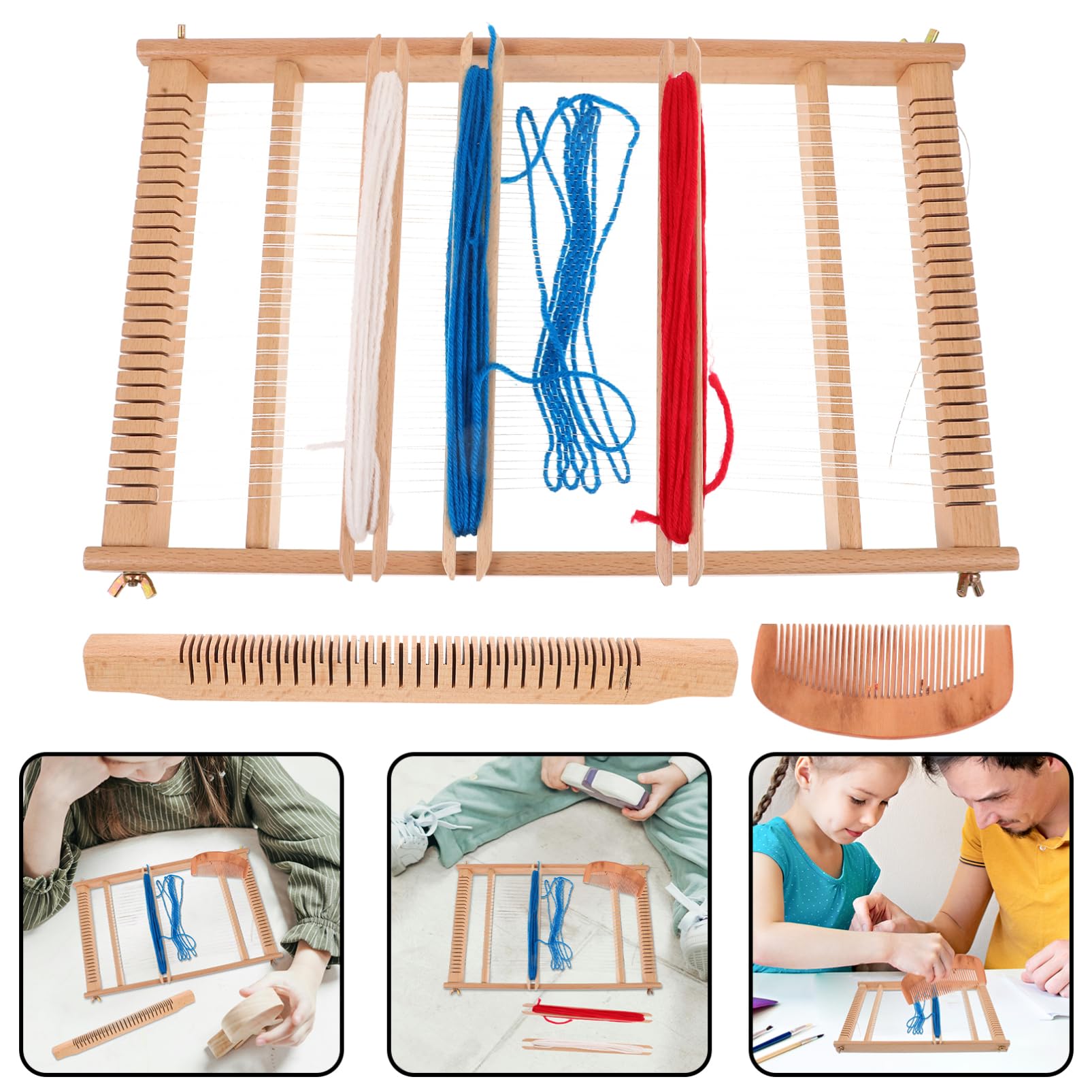 DOITOOL Telar De Madera Pequeño Para Bricolaje Marco De Novedoso Principiantes Suministros De Creativo Para Manualidades Casa