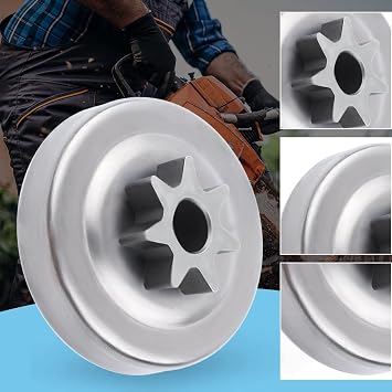 Adefol Sprocket Clutch Drum 3/8 7T Needle Bearing Kit for Stihl MS290 MS390 029 039 MS310 Chainsaw Replacement Parts with Worm Gear Washer E-Clip Spark Plug for 11296402000
