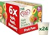 Cow & Gate Baby Food - Apple Peach & Strawberry - Baby, Toddler and Kids Snacks - Fruit Pot Multipack - 6+ Months - 4x100g (24 Pots)