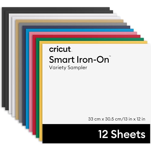 Cricut® Smart Iron-On™ Matless HTV Variety Sampler - 13 in x 12 in (12 ct)