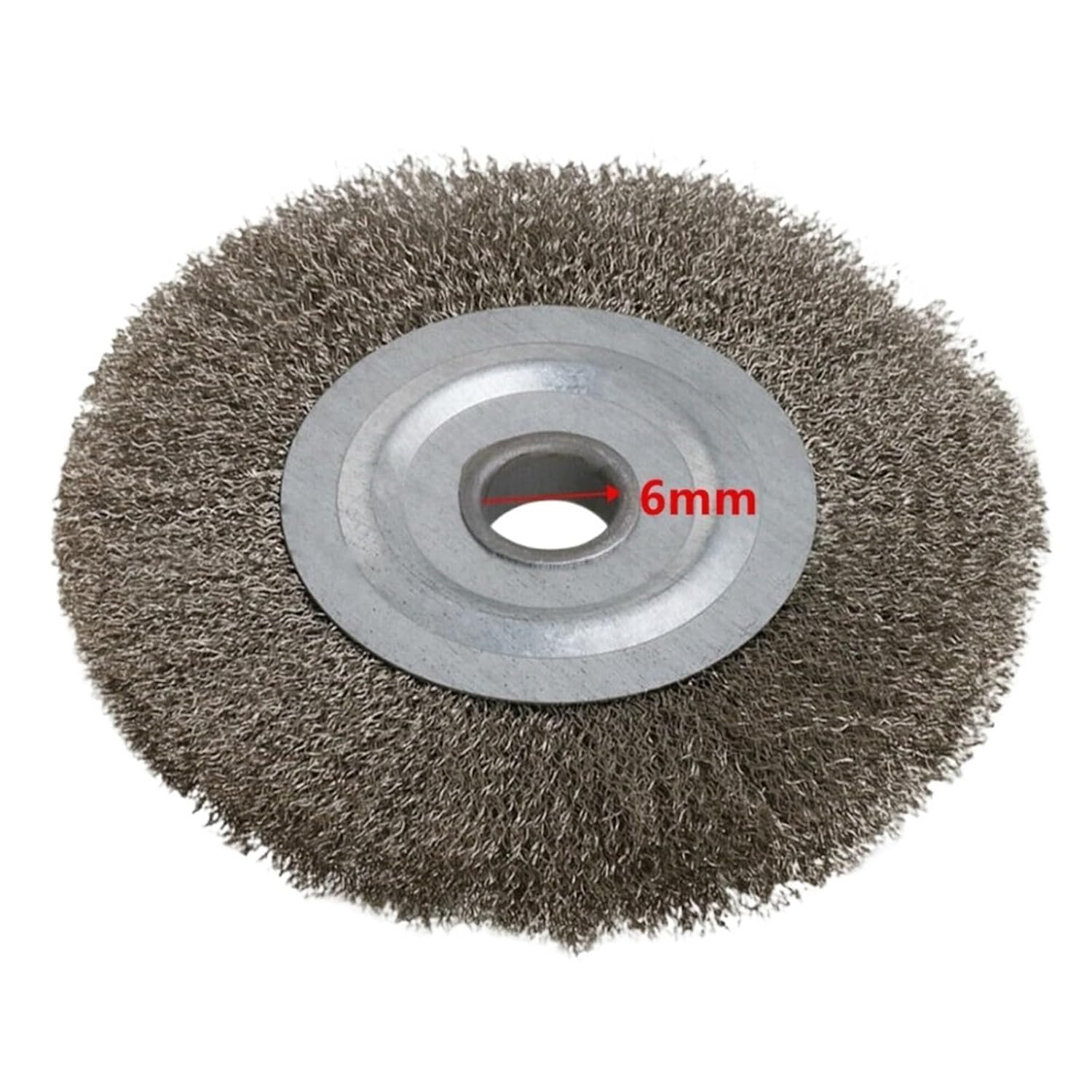 75mm Steel Wire Brush Stainless Steel Wheels Brushes Drill Rotary Tools Metal Rust Removal Polishing Brush for Bench Grinder(75x6mm)