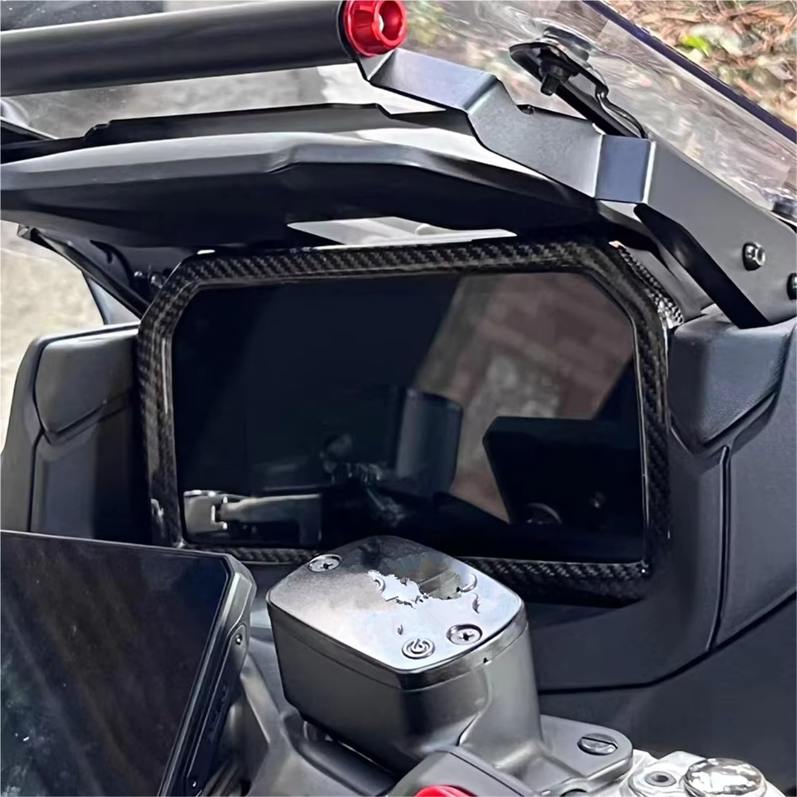 Tachimetro Cassa Compatibile Con Yamaha Per MAX Per TMAX560 2023-2025 Accessori Moto In Fibra Di Carbonio Cruscotto Telaio Copertura Dello Schermo